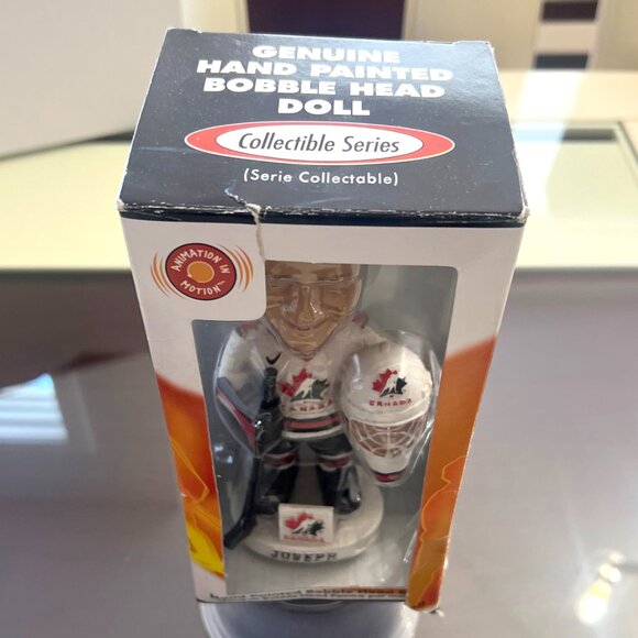 Curtis Joseph Hand Painted Bobblehead by Animation In Motion Collectible Series! - Picture 3 of 6